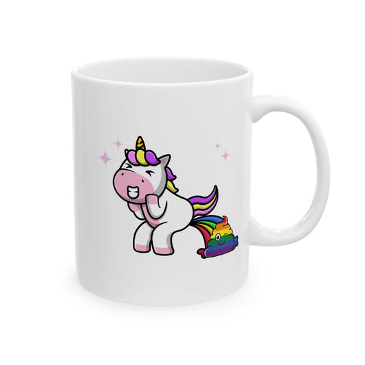 Funny Unicorn Glitter Mug